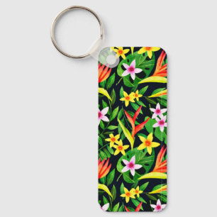 Vattenfärgslådor och Blommönster-23768 Nyckelring