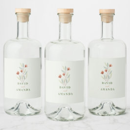 Vattenfärgslådor Pastellkrita, Grönt Spritflaskor Etikett