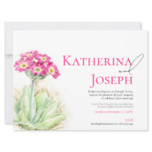 Vattenfärgslandskap i Alperna rosa bröllop