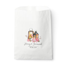 VattenfärgsLanternor Blommigt Bröllop