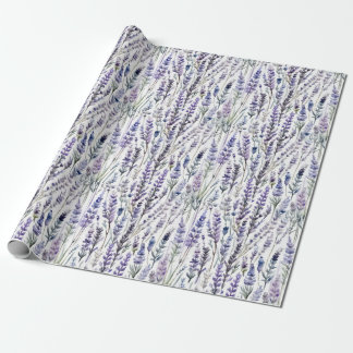 Vattenfärgslavender Presentpapper