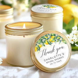 Vattenfärgslemon, Möhippa Runt Klistermärke