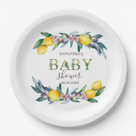 Vattenfärgslemoner Olife Baby Shower