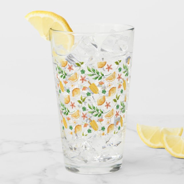 Vattenfärgslemonger och vattenförekomster glaskopp (Framsida Ice)