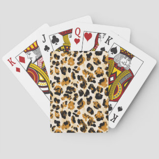 Vattenfärgsleopardhud, tidrafärggradient. casinokort