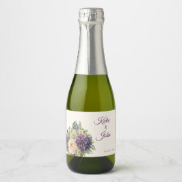 VattenfärgsLila Flower Bouquet-Bröllop-