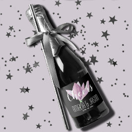 VattenfärgsLila Magnolias Bröllop Mini