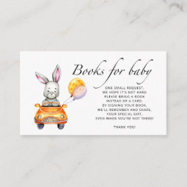 Vattenfärgsliten baby bunny bokar för baby biljett tilläggskort