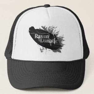 Vattenfärgsludde Funny Quote Raven Lunatic Keps