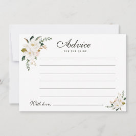 vattenfärgsmagnolia-blommigt rådkort