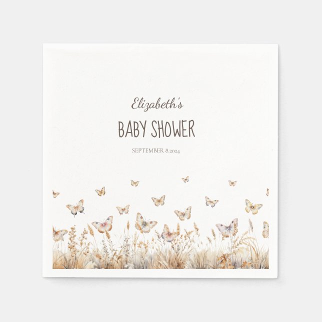 Vattenfärgsmällor Pappersservett (Framsidan)