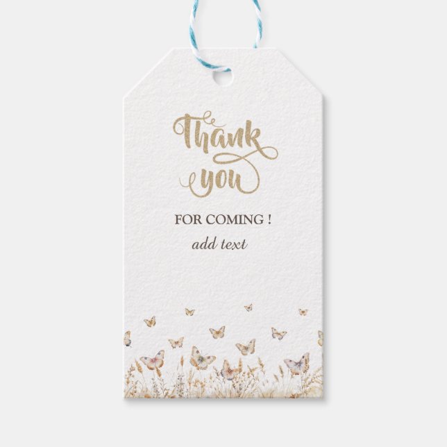 Vattenfärgsmällor Presentetikett (Framsidan)