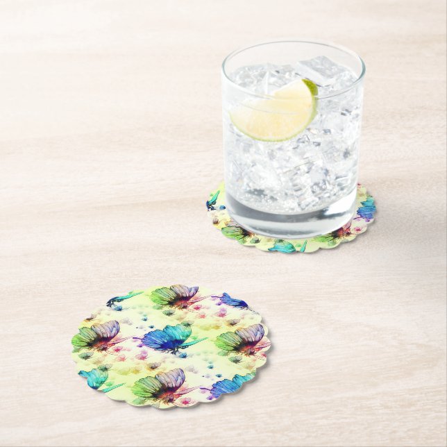 Vattenfärgsmällor Underlägg Papper (Insitu)