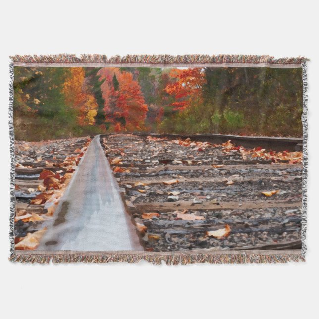 Vattenfärgsmålning på järnvägar filt (Framsidan)