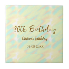 Vattenfärgsmätare för orange i gulten lycklig kakelplatta