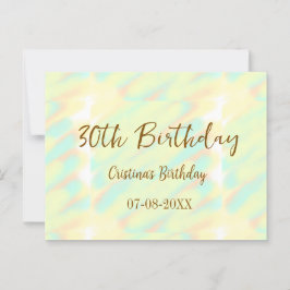 Vattenfärgsmätare för orange i gulten lycklig vykort