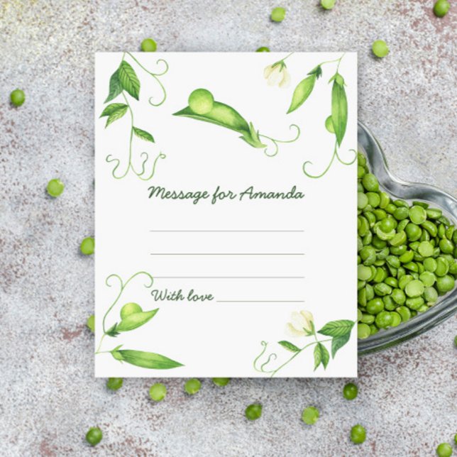 Vattenfärgsmeddelande för Pea-födelsedagstidskapit (Skapare uppladdad)