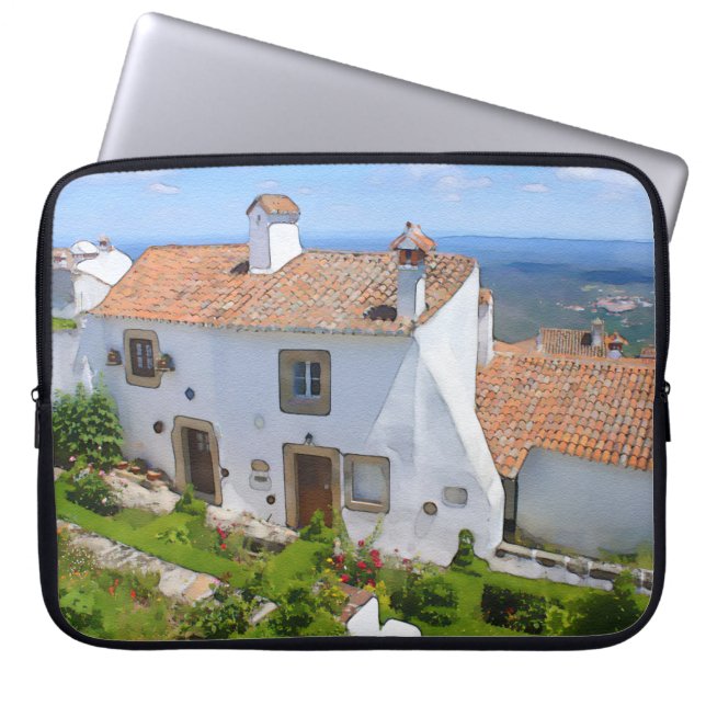 Vattenfärgsmedelhus Laptop Sleeve (Framsidan)