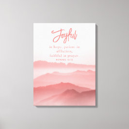 Vattenfärgsmedelmåttig liggande bibelkant canvastryck