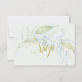 Vattenfärgsmodern Boho Leafy Grenar OSA