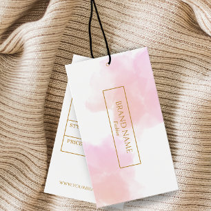 Vattenfärgsmodern Guld-märkre Visitkort