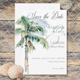 Vattenfärgsmodern Handflatan- och bågscen Spara Datumet