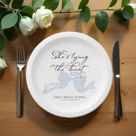 VattenfärgsMöhippa Pappra Tallrikar | Blått fack