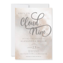 Vattenfärgsmoln | Modern Möhippa för Trendig