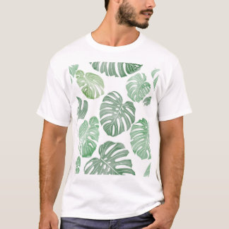 Vattenfärgsmonster, tropiskt, sömlöst tapet. t shirt