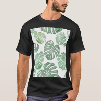 Vattenfärgsmonster, tropiskt, sömlöst tapet. t shirt