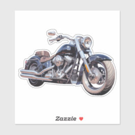 Vattenfärgsmotorcykel Klistermärken