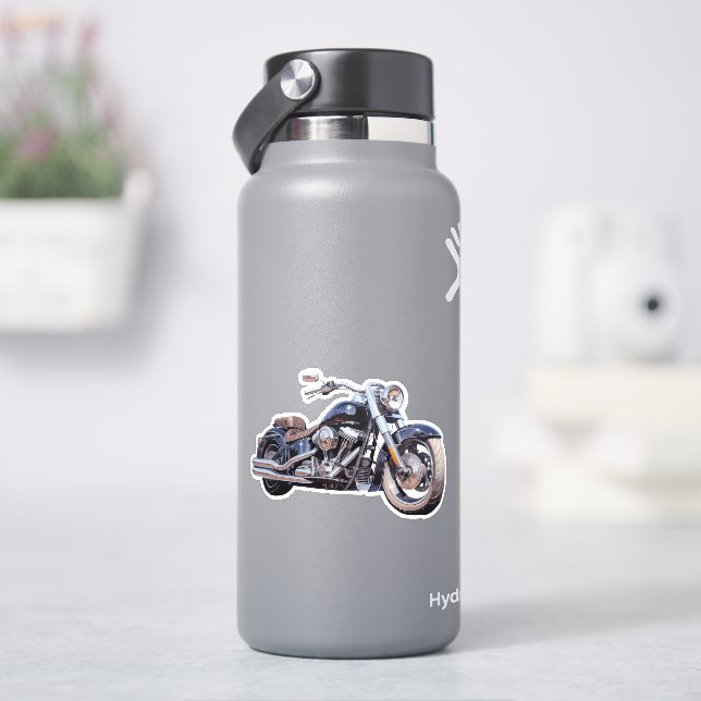 Vattenfärgsmotorcykel Klistermärken (HydroFlask)