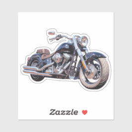 Vattenfärgsmotorcykel Klistermärken