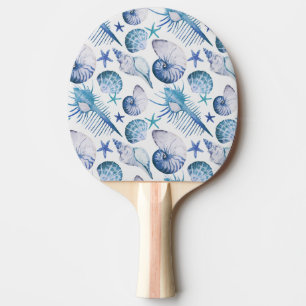 Vattenfärgsnäckor Pingisracket