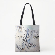 VattenfärgsnöLeopards som Nuzzling