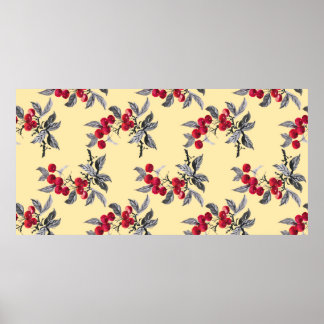 Vattenfärgsodling, sömlös, mönster på poster