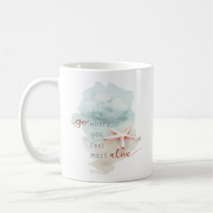 Vattenfärgsoffert för skarpsill kaffemugg