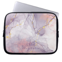 Vattenfärgsolja Lila Rosa alkohol Bläck guld glitt