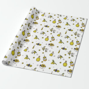Vattenfärgsolja Olive, Olive Gren & Oil Flaska Presentpapper