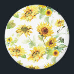 Vattenfärgsolros Magnet<br><div class="desc">Vattenfärgsolros</div>