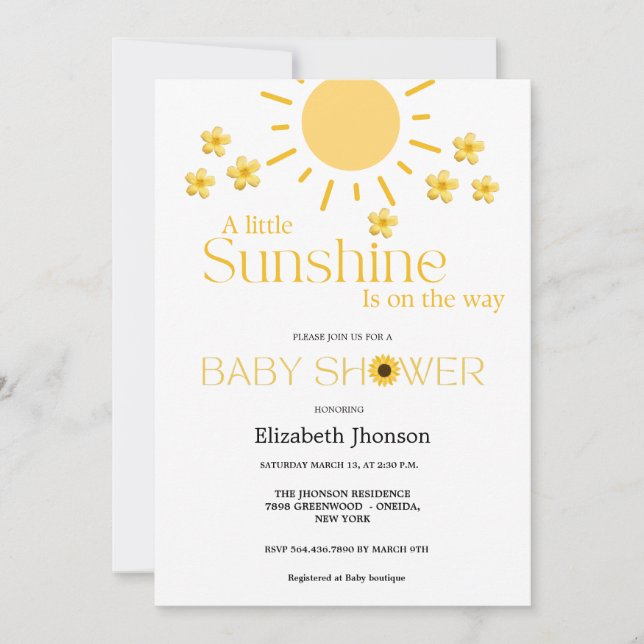 Vattenfärgsolrossolrossolrossen vår lilla babydusc meddelande (Framsida)