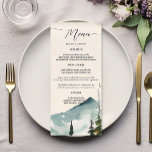 Vattenfärgsområden och Gräs Bröllop Meny<br><div class="desc">Bygga upp naturens lugn med våra vattenfärgsberg och Gräs Bröllop Menu. Den här menyn är ett idealiskt komplement till en vildmark eller ett bergsdrabbat bröllop, och den är utformad för dem som uppskattar storheten utomhus. På den här menyn i bröllop visas en vacker vattenfärgning av bergstopparna och det verdanta gräs...</div>