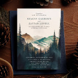 Vattenfärgsområden och Gräs-skogen Bröllop Inbjudningar<br><div class="desc">Vi presenterar vår inbjudan till Watercolor Mountains och Gräs Forest Rustic Wedding, ett fantastiskt sätt att komma till inbjudan med dina gäster till er speciella dag! Den här inbjudan innehåller en brinnande vattenfärgsillustration av berg och gräs, som skapar ett gott och naturligt sammanhang för ditt rustiska bröllop. Den mjuka pastellfärgade...</div>