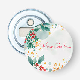 Vattenfärgsöppnare i God jul Flaska - Elegant Flasköppnare