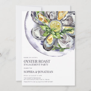 Vattenfärgsostron, Förlovningsfest för rostbildnin Inbjudningar