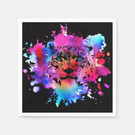 Vattenfärgsöverhuvud Pappersservett