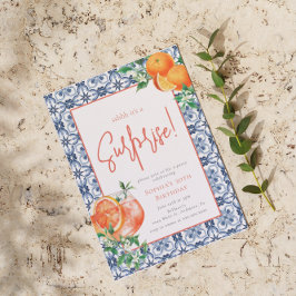 Vattenfärgsöverraskning, vilket år som helst, Spri Inbjudningar