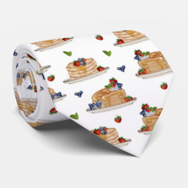 Vattenfärgspannkakor Bär Frukost Mat Slips