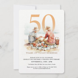 Vattenfärgspar i Kärlek Bröllop-årsdagen Inbjudningar