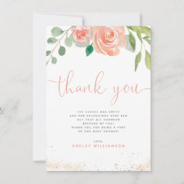 Vattenfärgspennor Eucalyptus Greenery Tack Kort